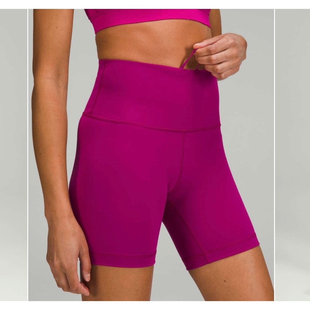 Lululemon Wunder Train High-Rise Short 6"
Magenta Purple Size 8 - Picture 7 of 8